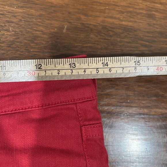 Citizens Of Humanity Jeans Women 26 Red Denim Rocket Crop High Rise Skinny - Picture 8 of 16